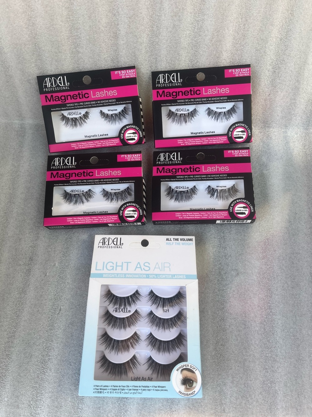 Bundle of 5 Sets Ardell Lashes- NWT